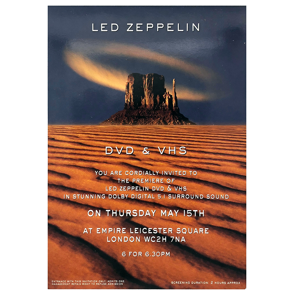 DVD <br>Premiere Invitation, Premiere (UK)