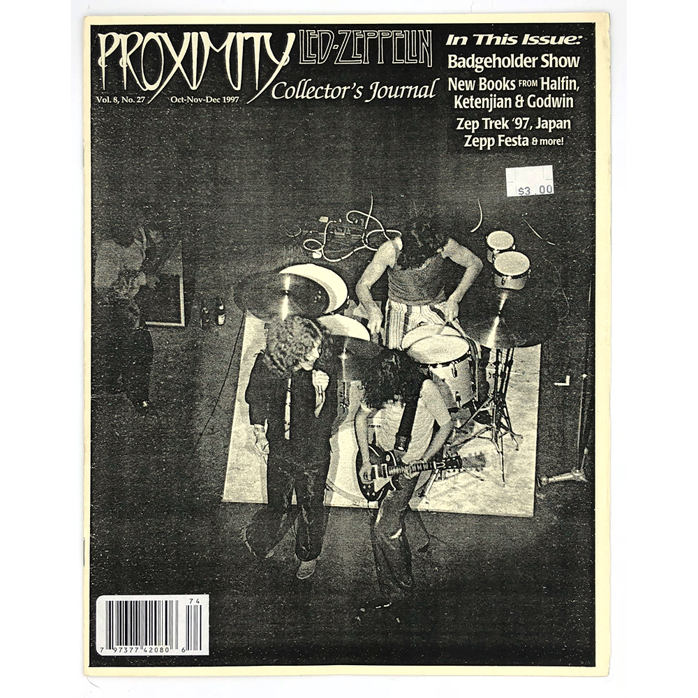 Fanzine <br>Proximity (#27)