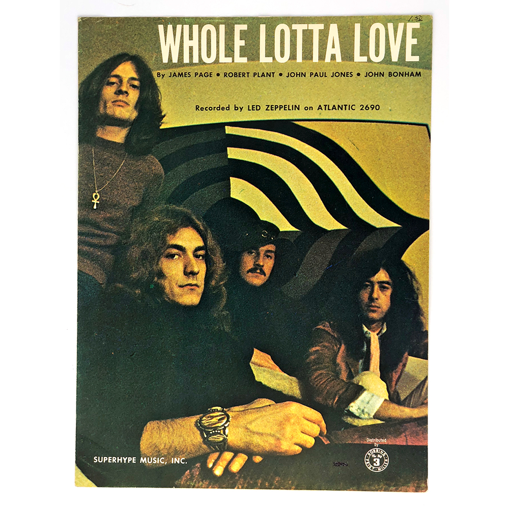 Sheet Music <br>Whole Lotta Love (USA)