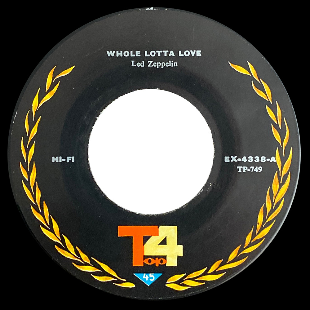 Single <br>Iran (EX-4338) <br>Whole Lotta Love/Instant Karma/Maudie (#1) - Image 3