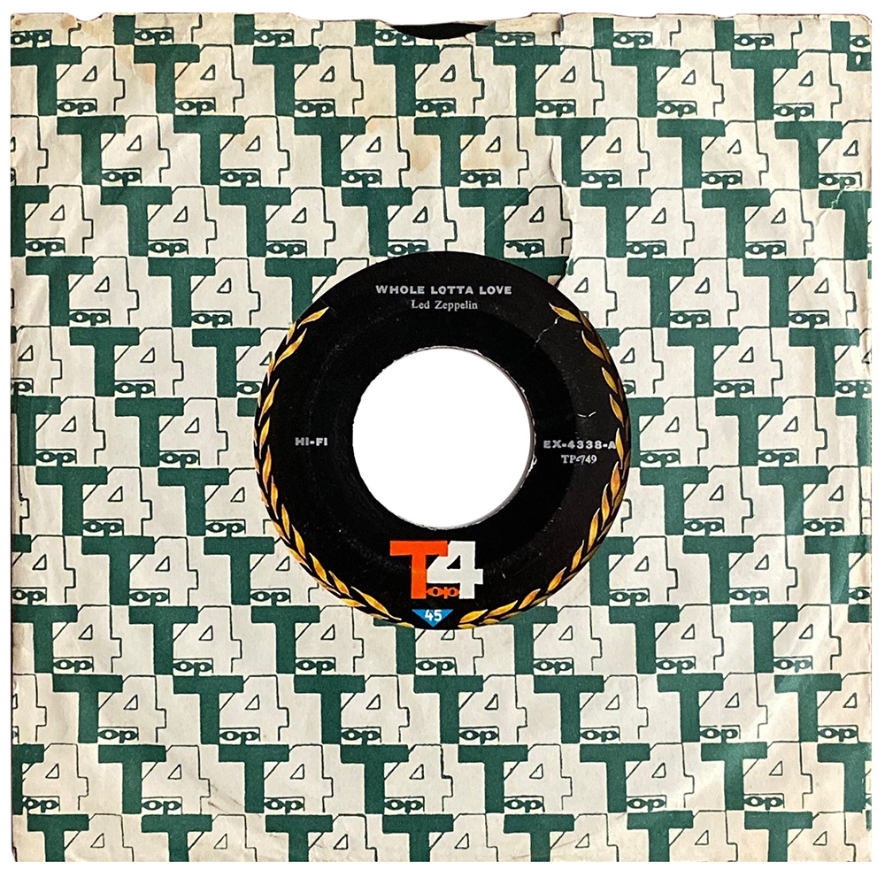 Single <br>Iran (EX-4338) <br>Whole Lotta Love/Instant Karma/Maudie (#1) - Image 5