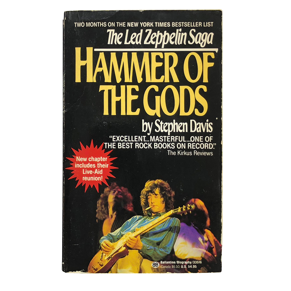 Book <br>Hammer of the Gods, 1986 (USA)