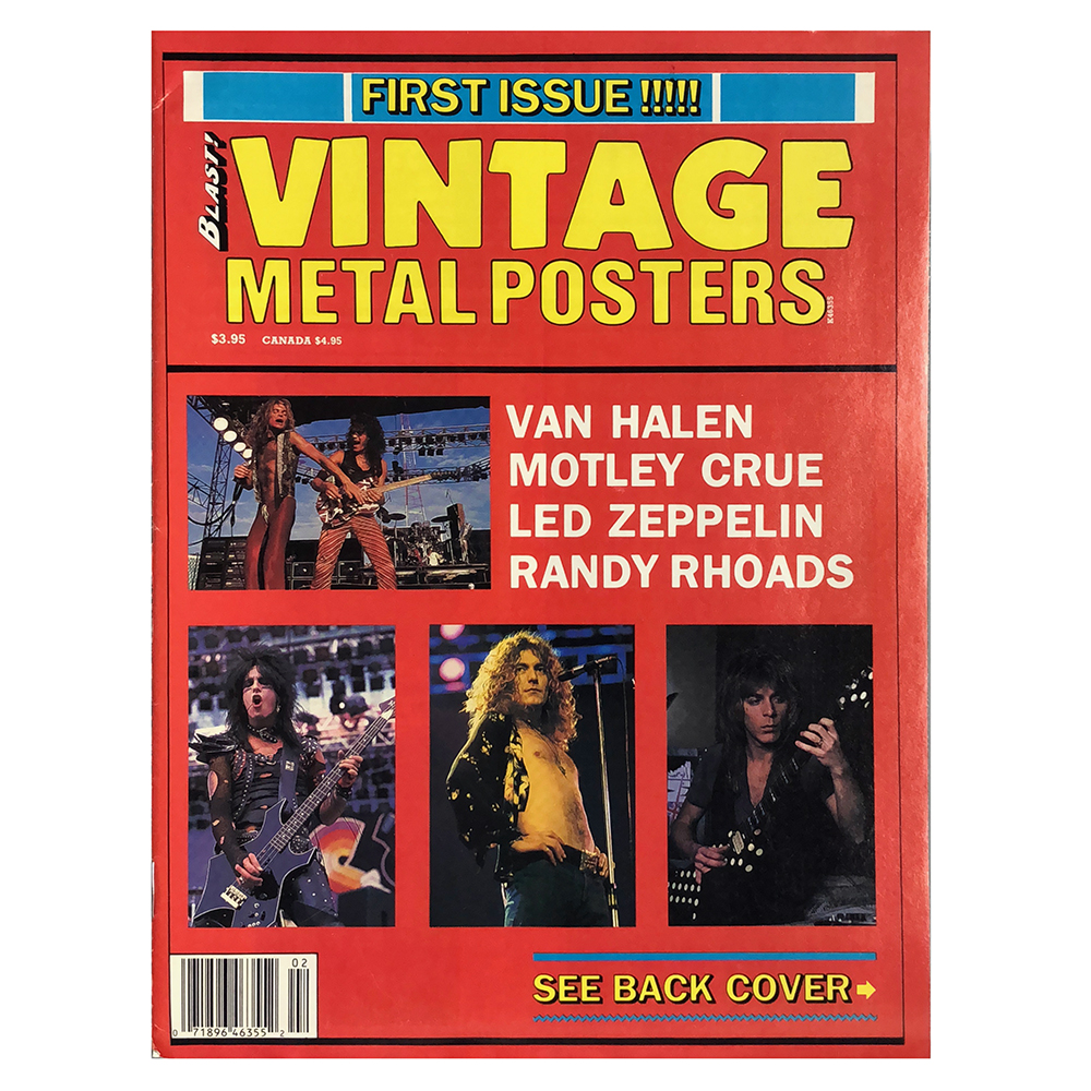 Magazine <br>Blast! Vintage Metal Posters (1988)