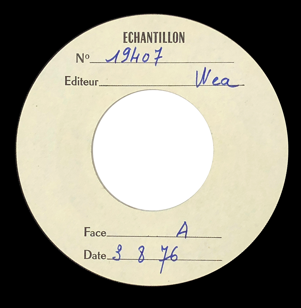 Single <br>France (19407) <br>Royal Orleans/Candy Store Rock (Test Pressing #1) - Image 2