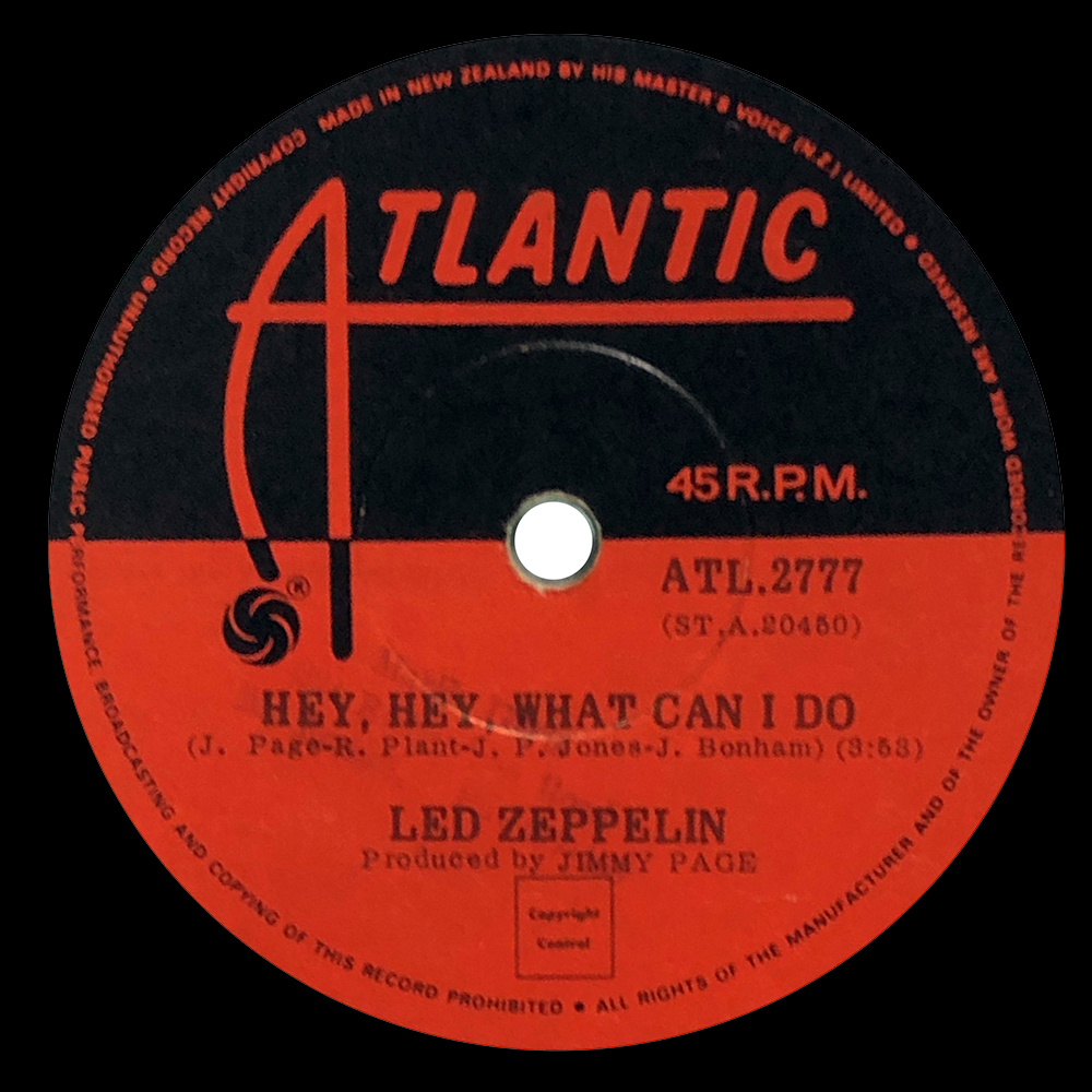 Single <br>New Zealand (ATL2777) <br>Immigrant Song/Hey, Hey What Can I Do - Image 2