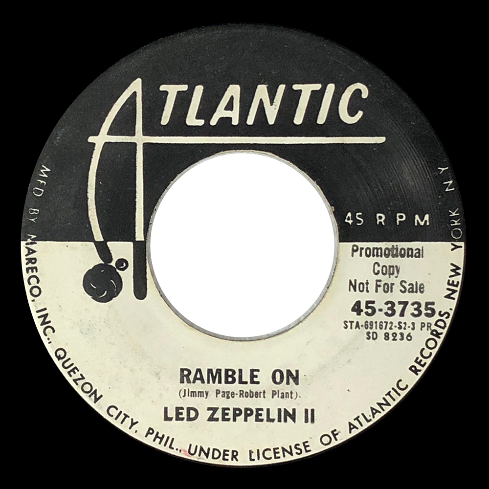 Single <br>Philippines (45-3735) <br>Heartbreaker/Ramble On (Promo) - Image 2