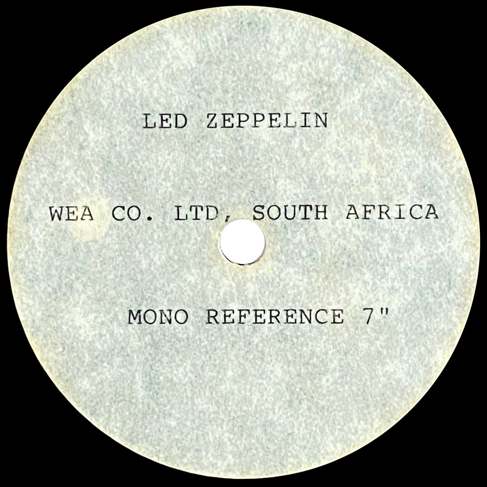 Single <br>South Africa (N/A) <br>Good Times Bad Times / Black Mountain Side (Acetate #2) - Image 2