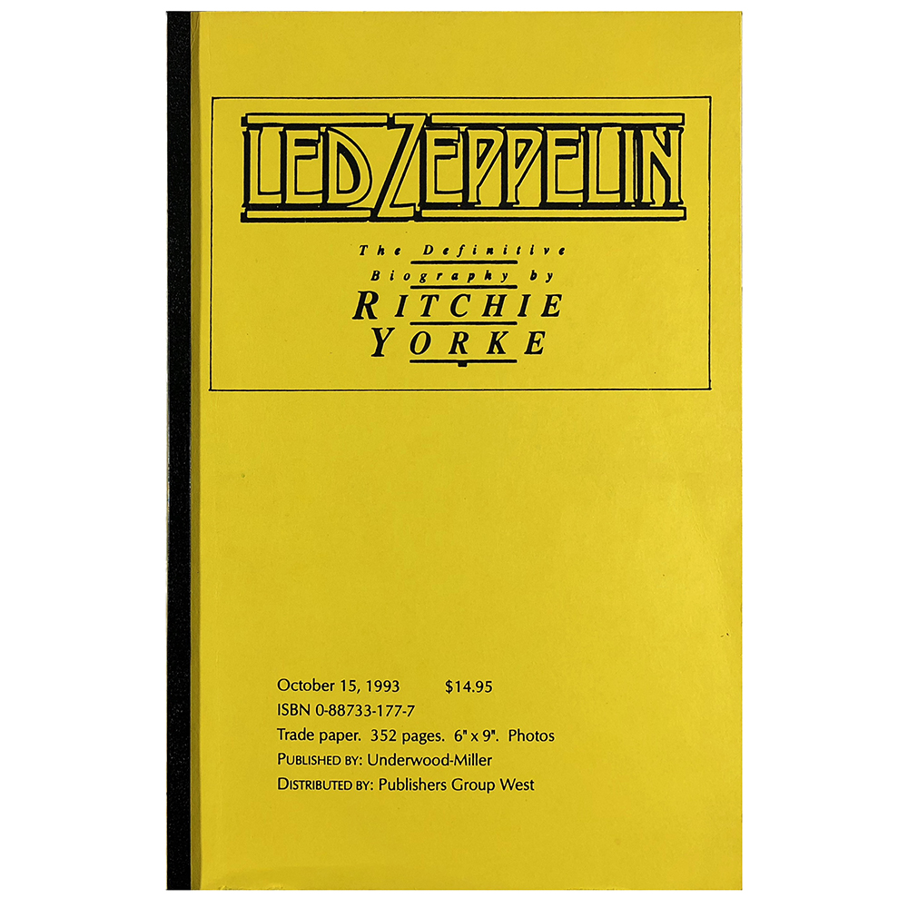 Book <br>The Definitive Biography, uncorrected proof (USA)