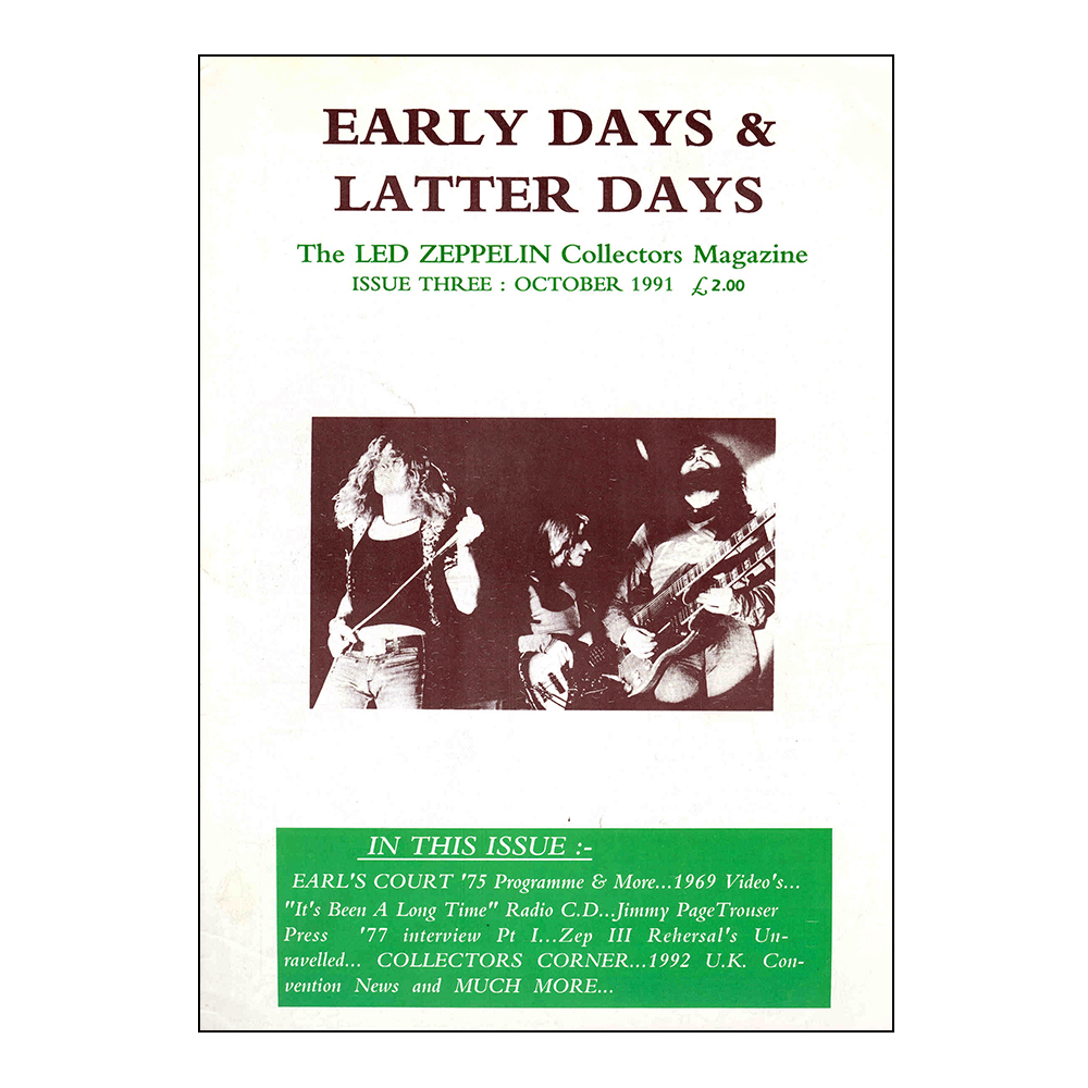Fanzine <br>Early Days & Latter Days (#3)