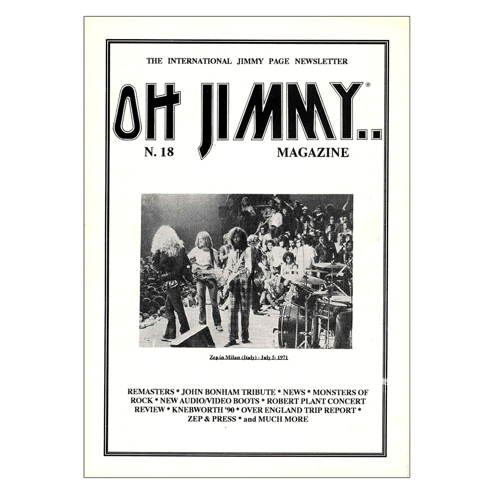 Fanzine <br>Oh Jimmy (#18)