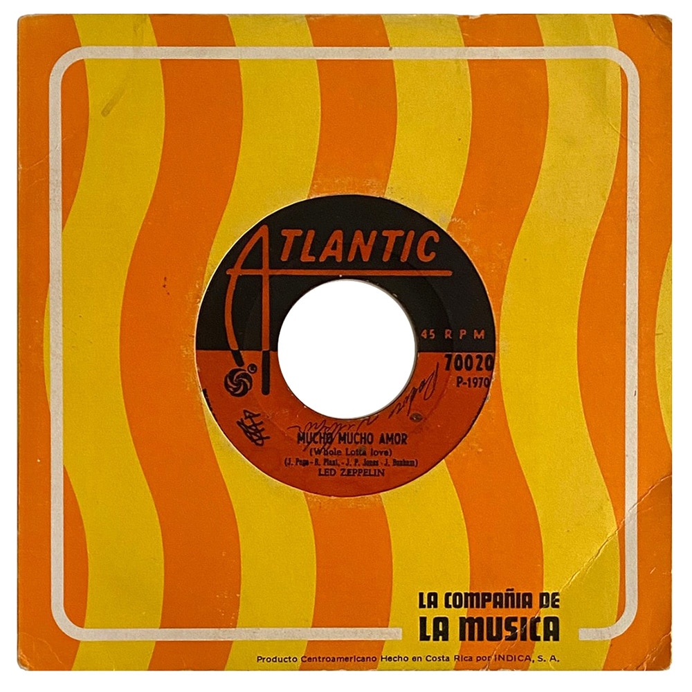 Single <br>Costa Rica (70020) <br>Whole Lotta Love / Communication Breakdown (#1)