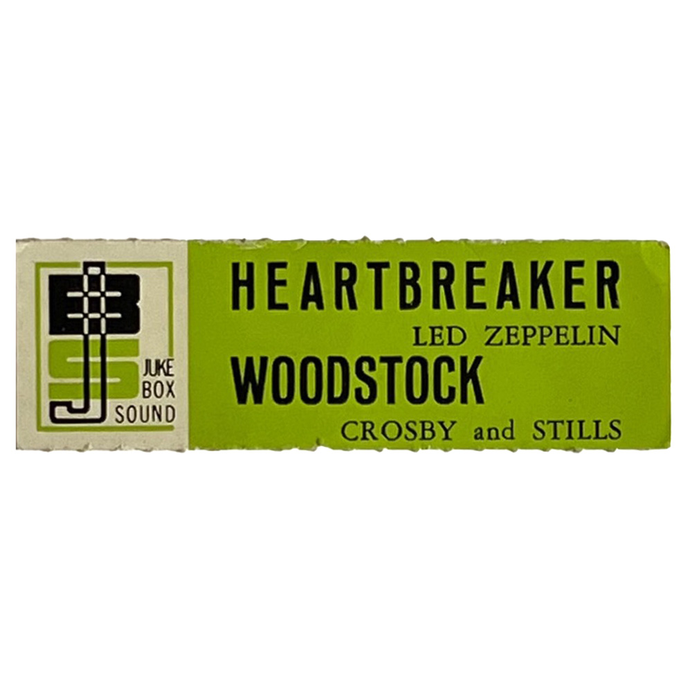 Single <br>Italy (ATL JB 98006) <br>Heartbreaker / Woodstock (Promo) - Image 2