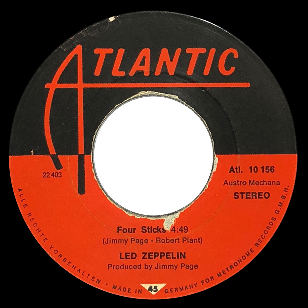 Single <br>Austria (ATL. 10 156) <br>Rock and Roll / Four Sticks - Image 4