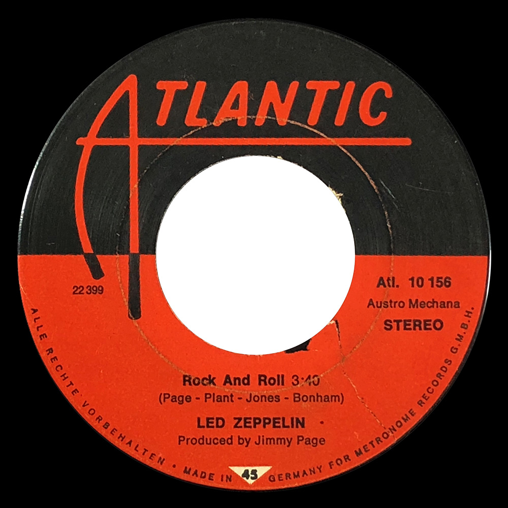 Single <br>Austria (ATL. 10 156) <br>Rock and Roll / Four Sticks - Image 3