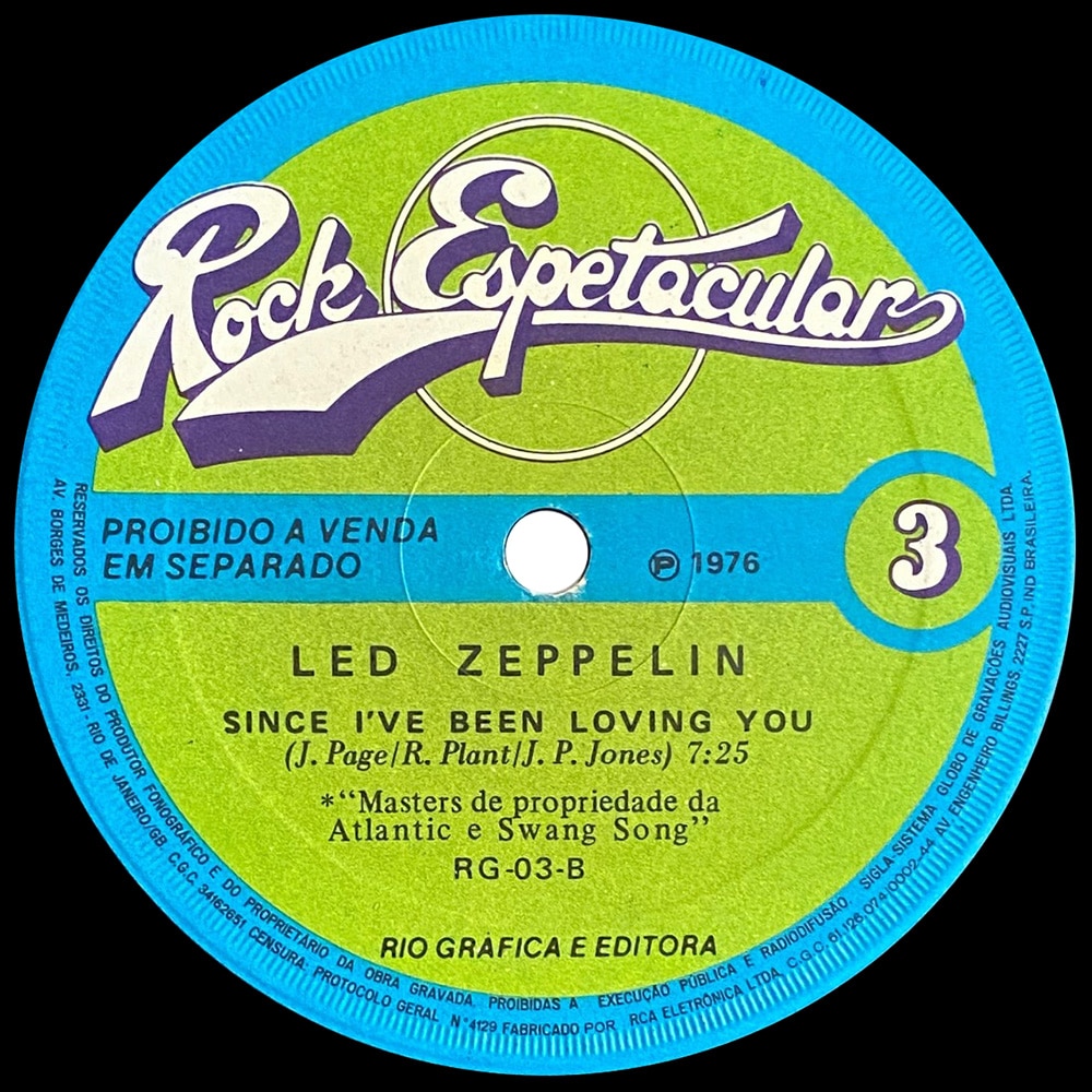 Single <br>Brazil (RG 03) <br>Rock Espetacular (Promo) - Image 3