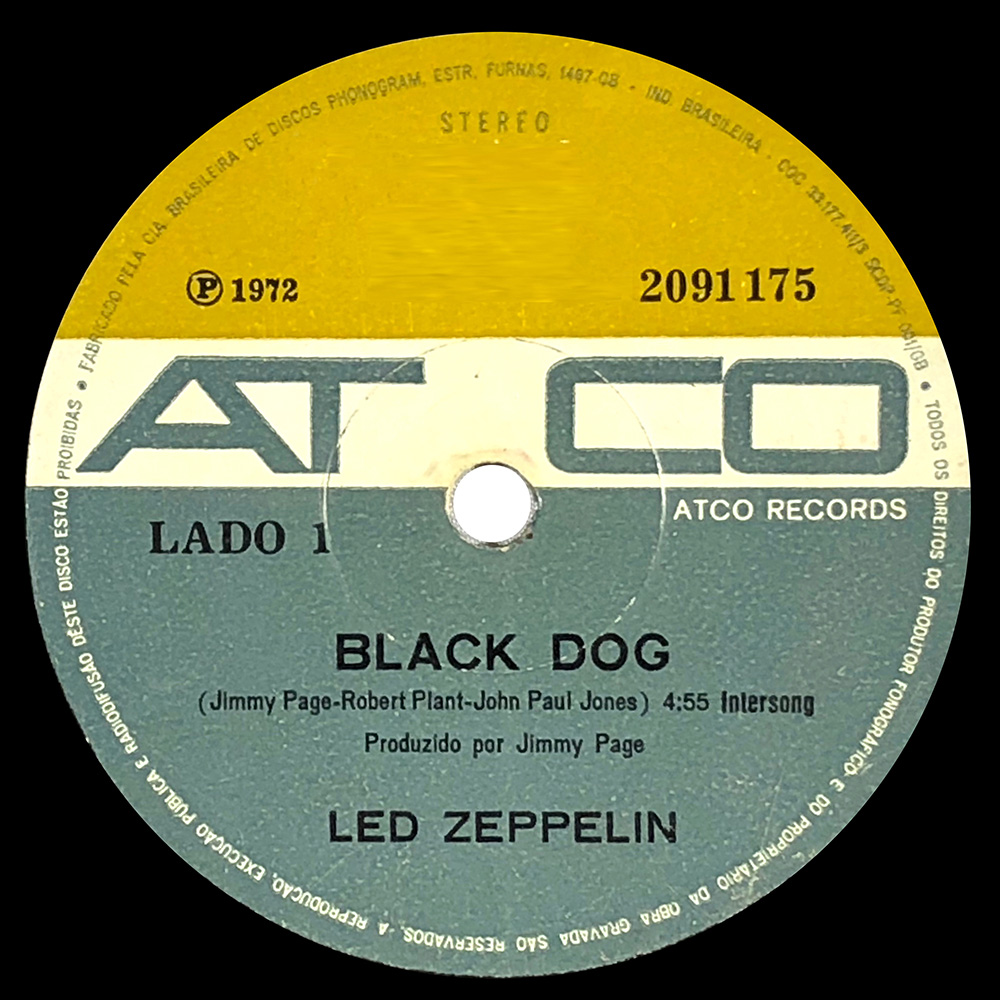 Single <br>Brazil (2091175) <br>Black Dog, Misty Mountain Hop