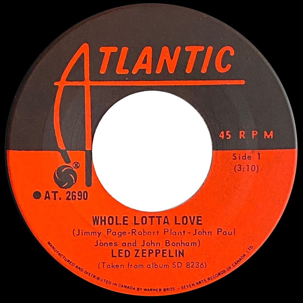 Single <br>Canada (AT. 2690) <br>Whole Lotta Love / Living Loving Maid (#1) - Image 3
