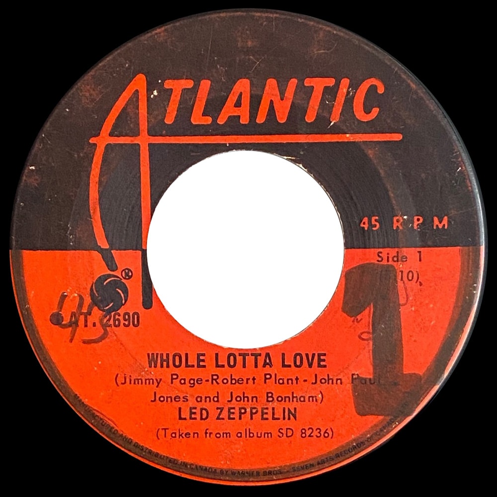Single <br>Canada (AT. 2690) <br>Whole Lotta Love / Living Loving Maid (#2) - Image 3