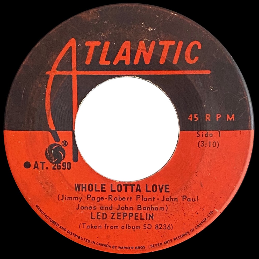 Single <br>Canada (AT. 2690) <br>Whole Lotta Love / Living Loving Maid (#2) - Image 4