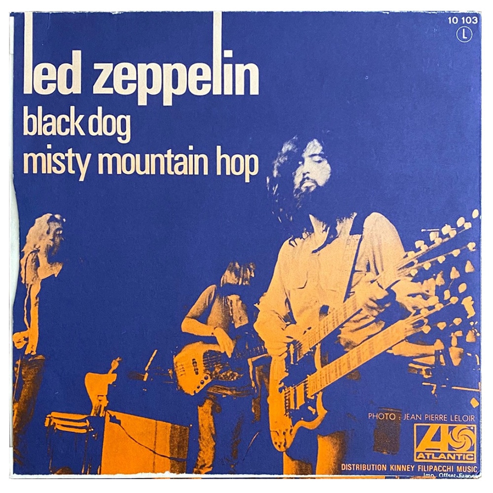 Single <br>France (10103) <br>Black Dog / Misty Mountain Hop (#1) - Image 2