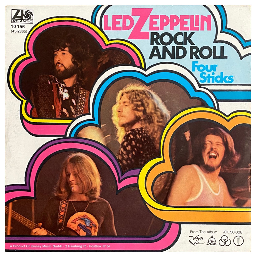 Single <br>Germany (ATL 10156) <br>Rock and Roll / Four Sticks (#1)