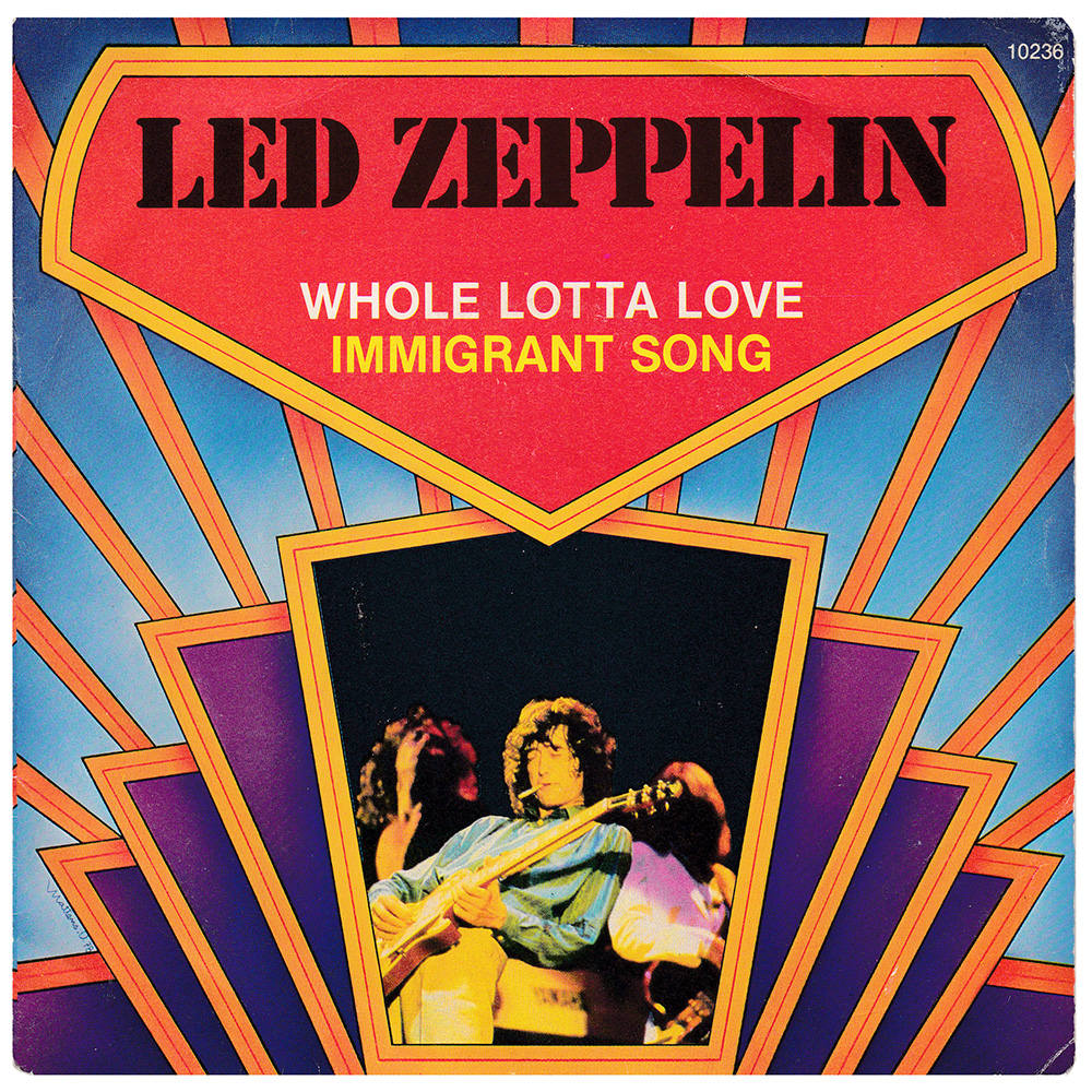 Single <br>Holland (ATL 10.236) <br>Whole Lotta Love / Immigrant Song - Image 2