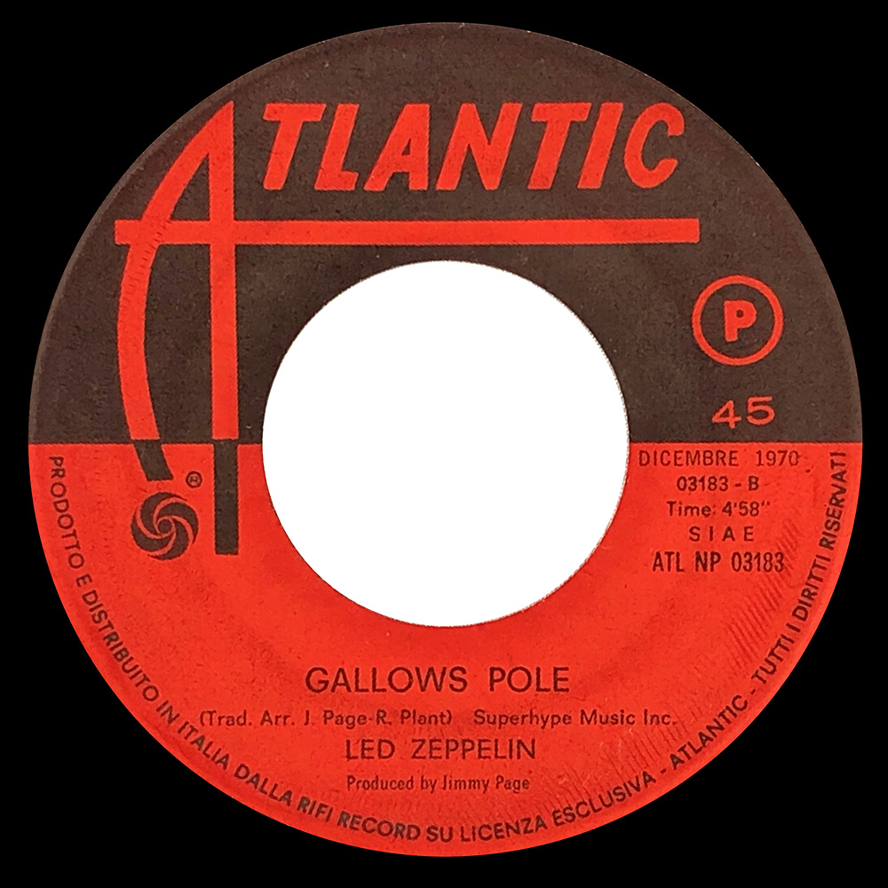 Single <br>Italy (ATL NP 03183) <br>Moby Dick / Gallows Pole - Image 4