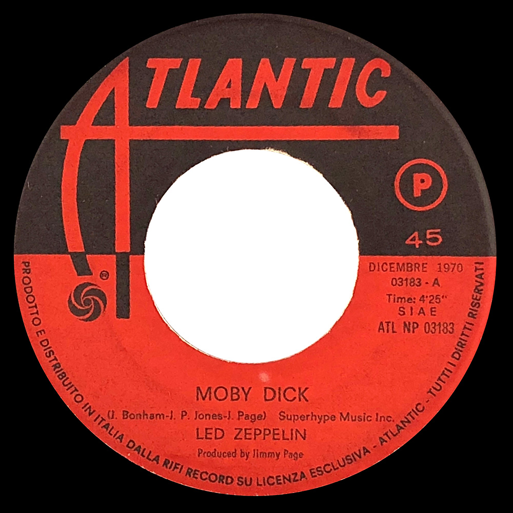 Single <br>Italy (ATL NP 03183) <br>Moby Dick / Gallows Pole - Image 3
