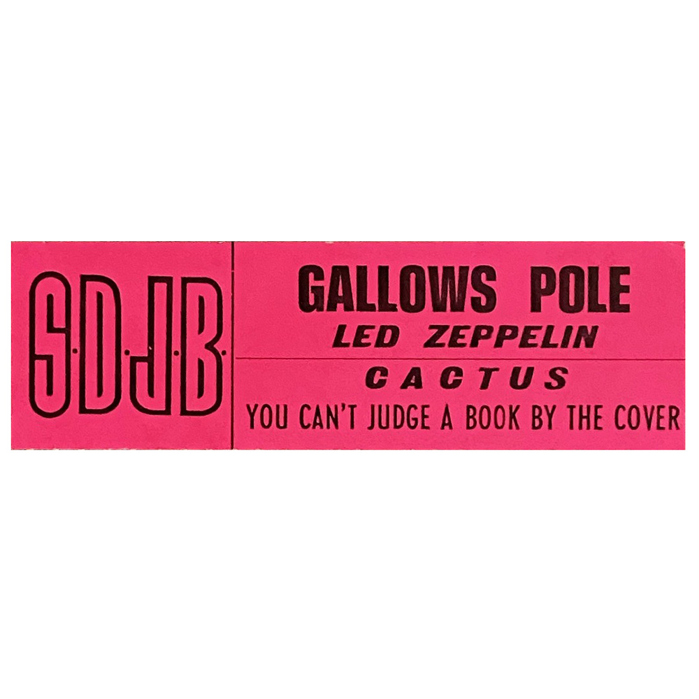Single <br>Italy (RJB JB 98025) <br>Gallows Pole / You Can't Judge a Book By The Cover (promo) - Image 4