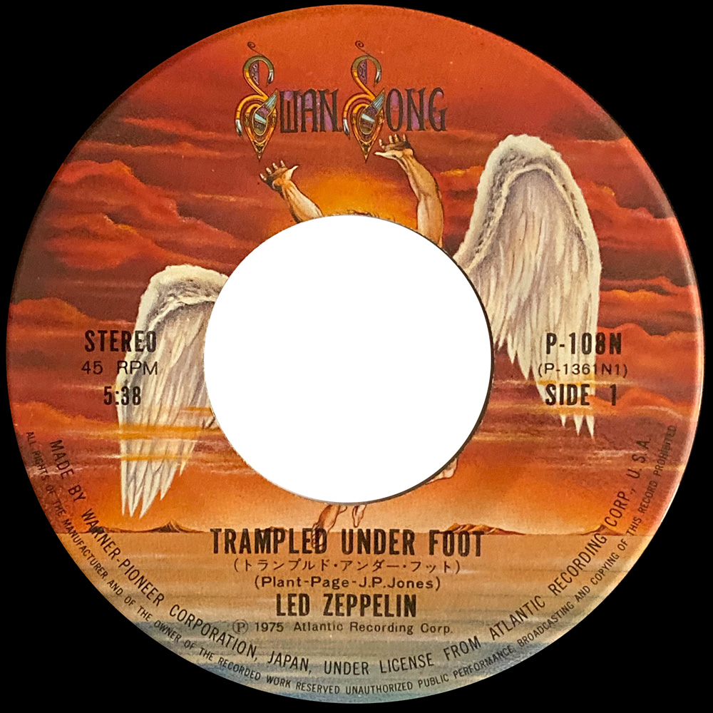 Single <br>Japan (P-108N) <br>Trampled Under Foot / Black Country Woman (#2) - Image 3
