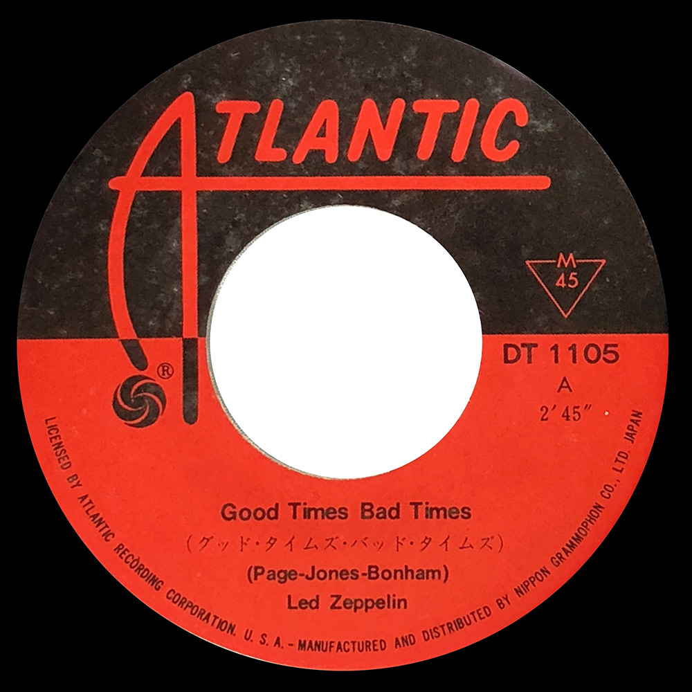 Single <br>Japan (DT 1105) <br>Good Times, Bad Times / Communication Breakdown - Image 3