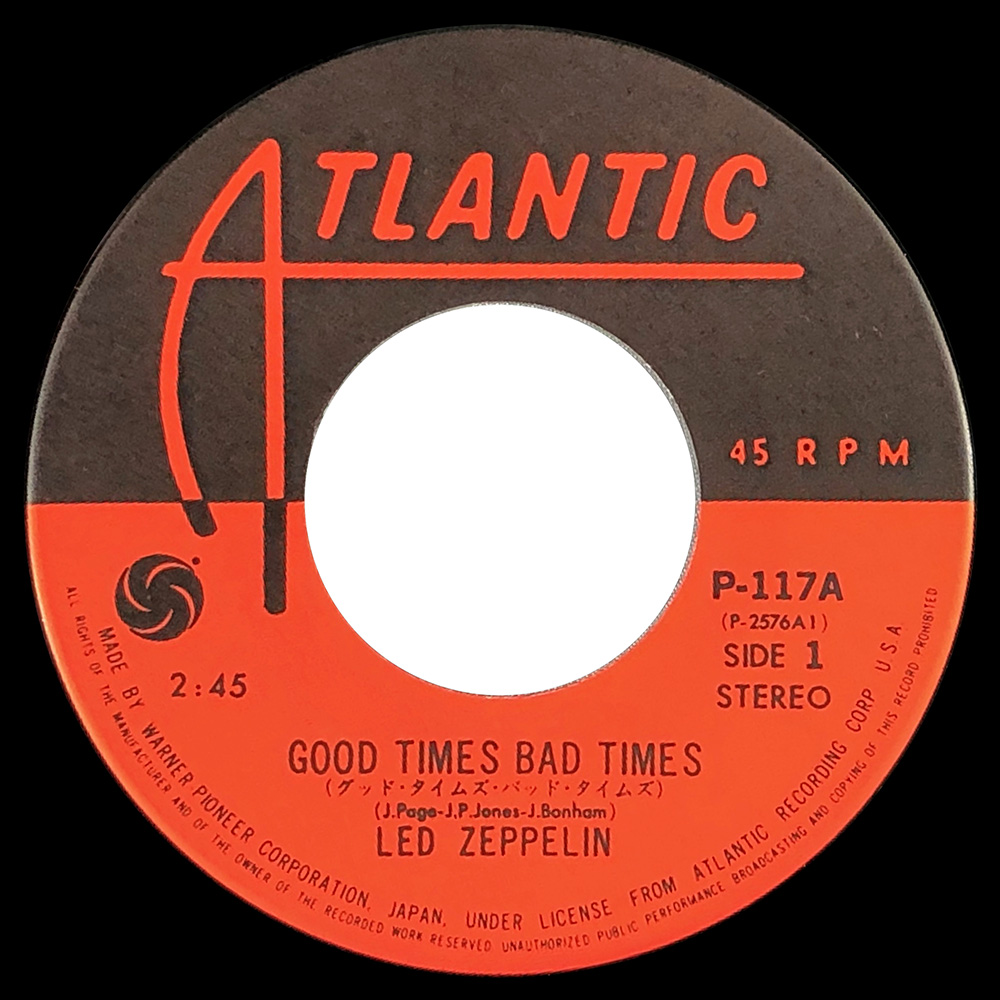 Single <br>Japan (P-117A) <br>Good Times Bad Times / Communication Breakdown (#1) - Image 4