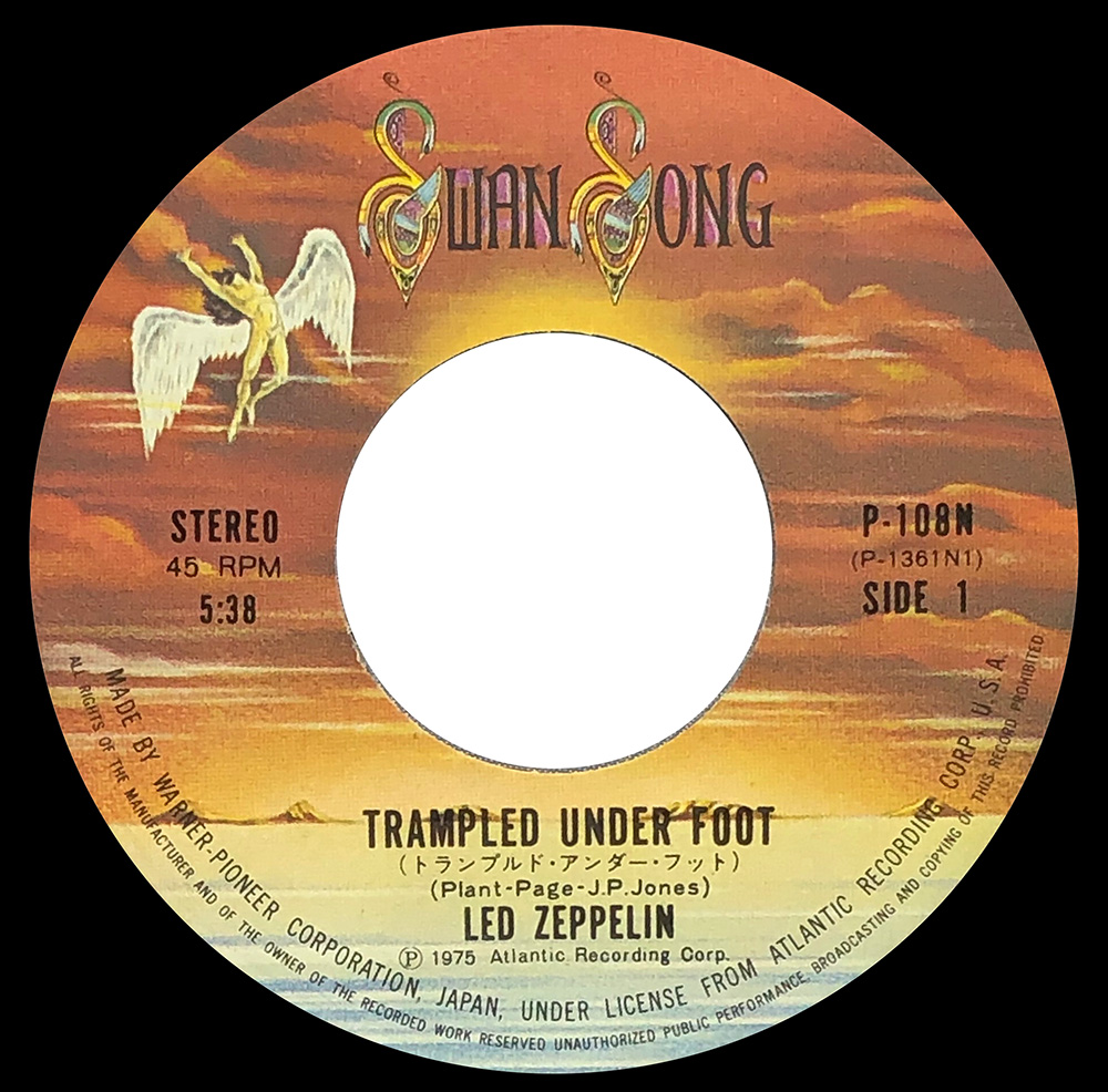Single <br>Japan (P-108N) <br>Trampled Under Foot / Black Country Woman (#1) - Image 4
