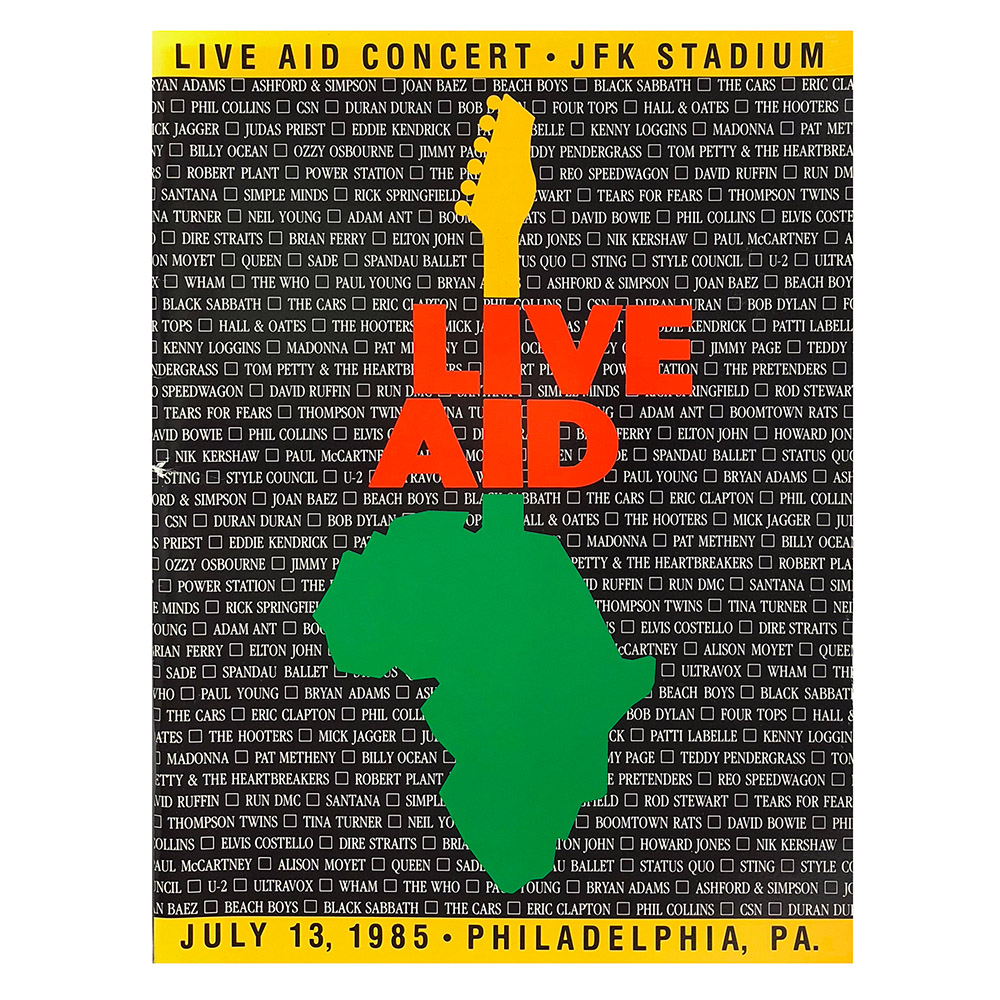 Program <br>1985.07.13 <br>Live Aid, Philadelphia, PA