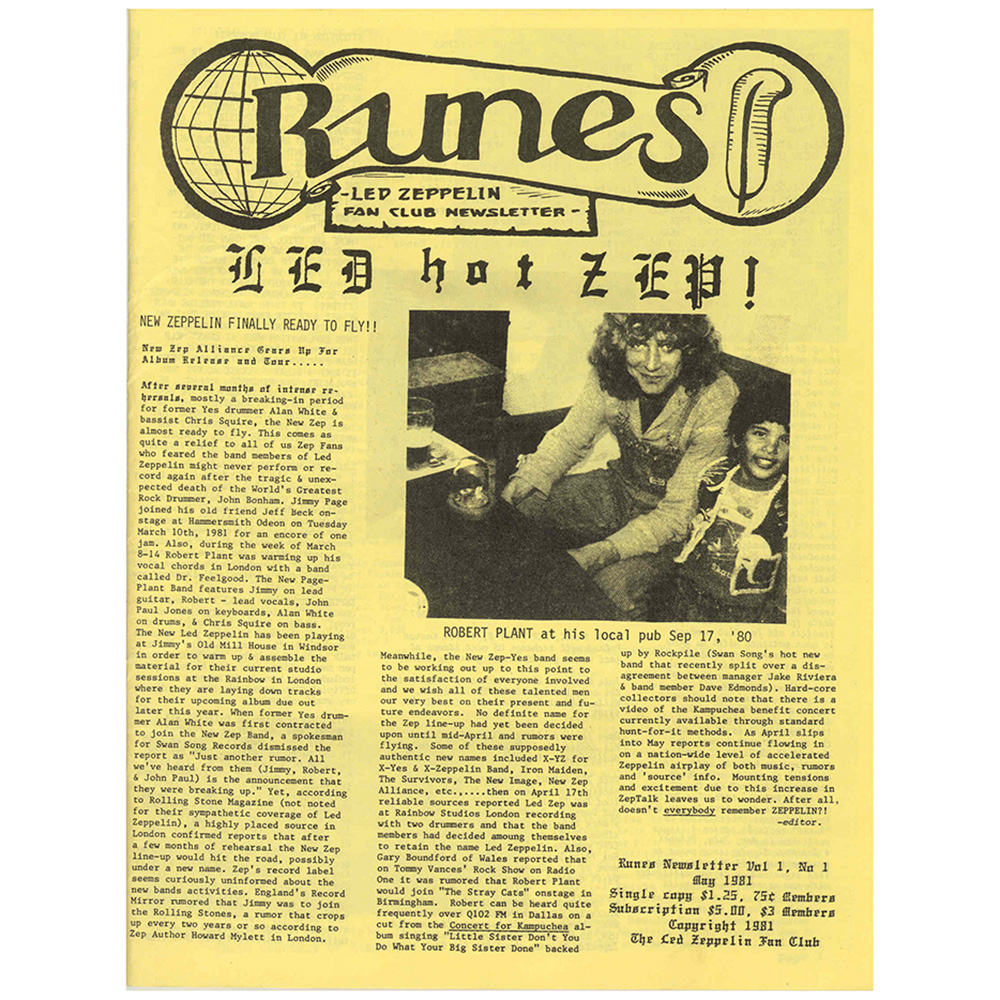 Fanzine <br>Runes (#1)