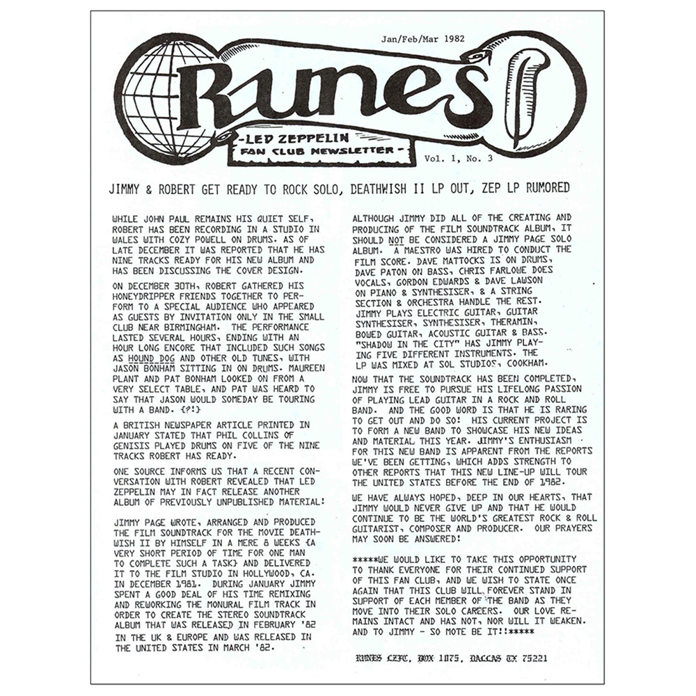 Fanzine <br>Runes (#3)