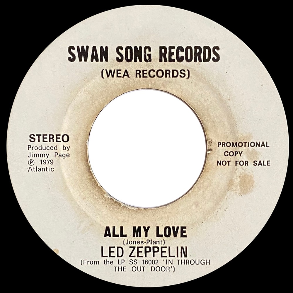 Single <br>Philippines (N/A) <br>All My Love (Promo)