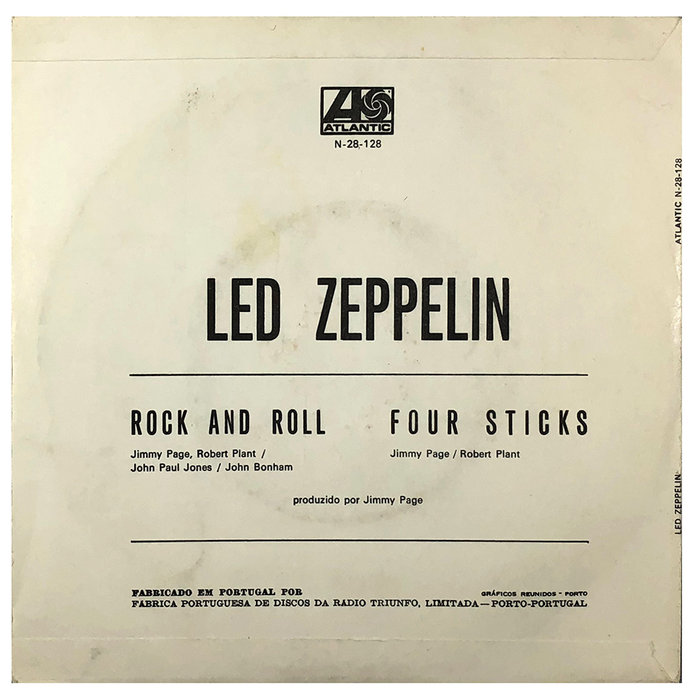 Single <br>Portugal (N-28-128) <br>Rock and Roll / Four Sticks (#3) - Image 2