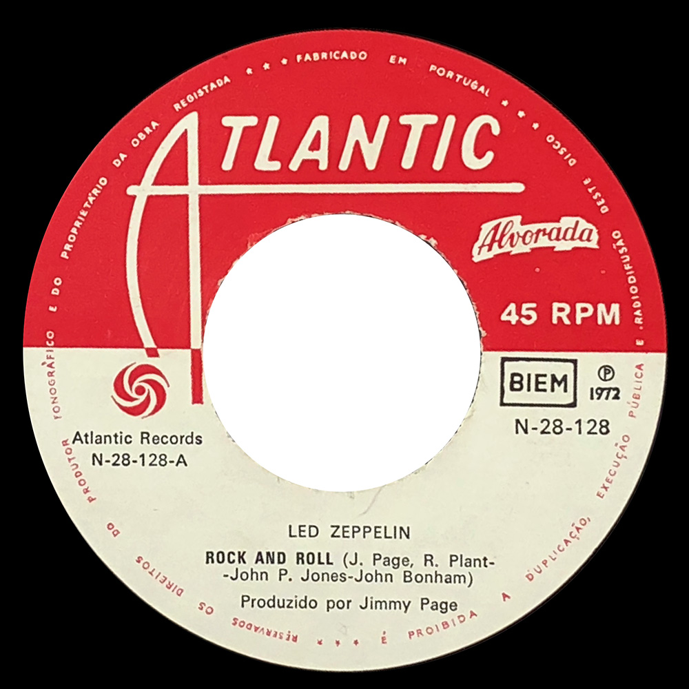 Single <br>Portugal (N-28-128) <br>Rock and Roll / Four Sticks (#3) - Image 4
