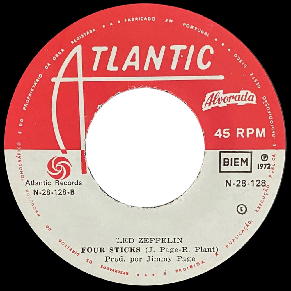 Single <br>Portugal (N-28-128) <br>Rock and Roll / Four Sticks (#1) - Image 4