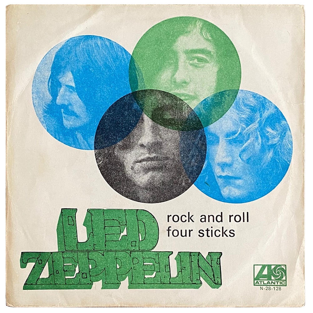Single <br>Portugal (N-28-128) <br>Rock and Roll / Four Sticks (#2)