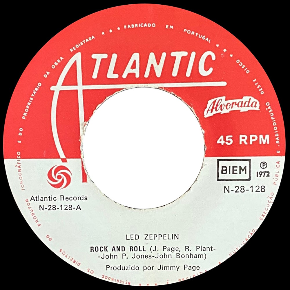 Single <br>Portugal (N-28-128) <br>Rock and Roll / Four Sticks (#2) - Image 3