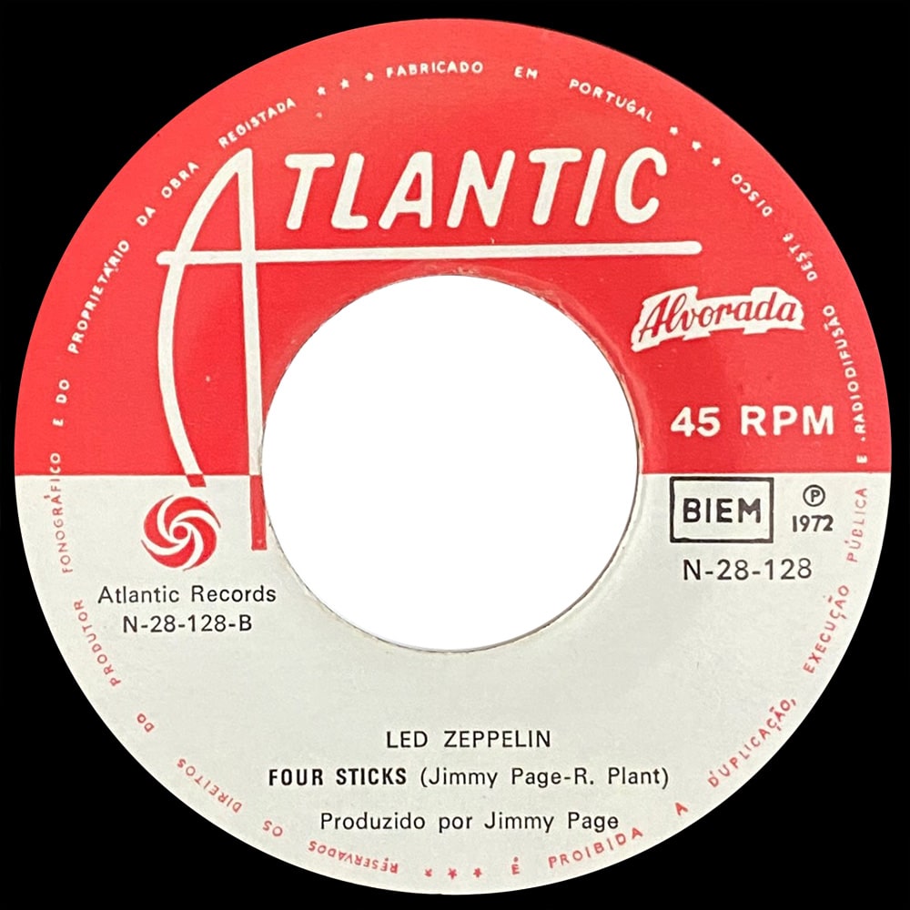 Single <br>Portugal (N-28-128) <br>Rock and Roll / Four Sticks (#2) - Image 4