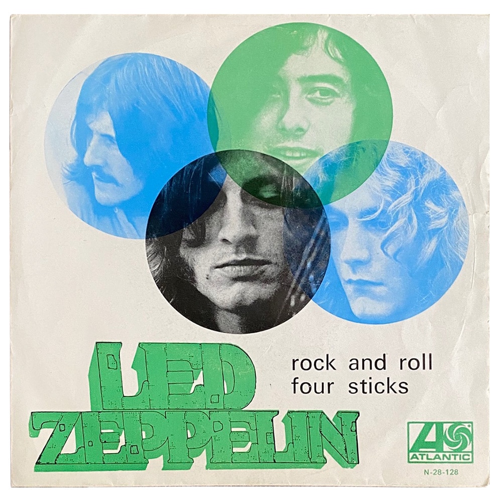 Single <br>Portugal (N-28-128) <br>Rock and Roll / Four Sticks (#5)