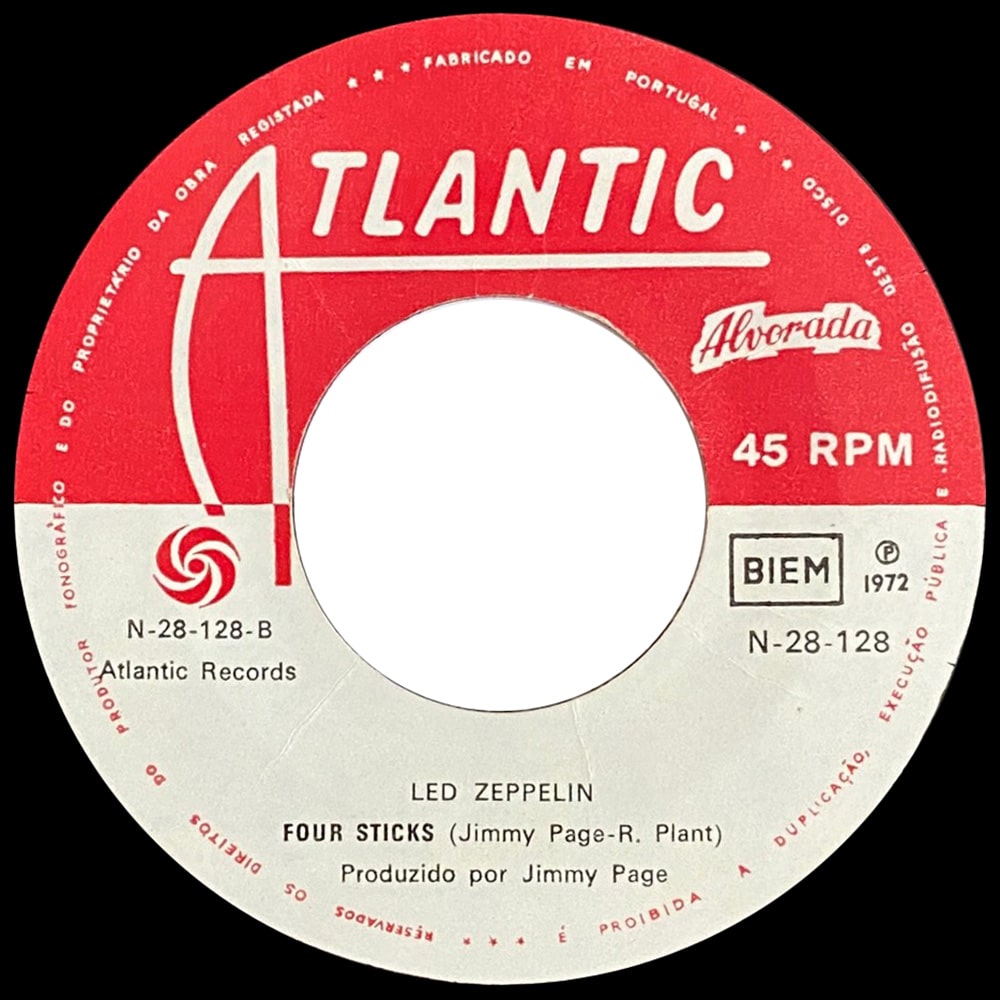 Single <br>Portugal (N-28-128) <br>Rock and Roll / Four Sticks (#5) - Image 4