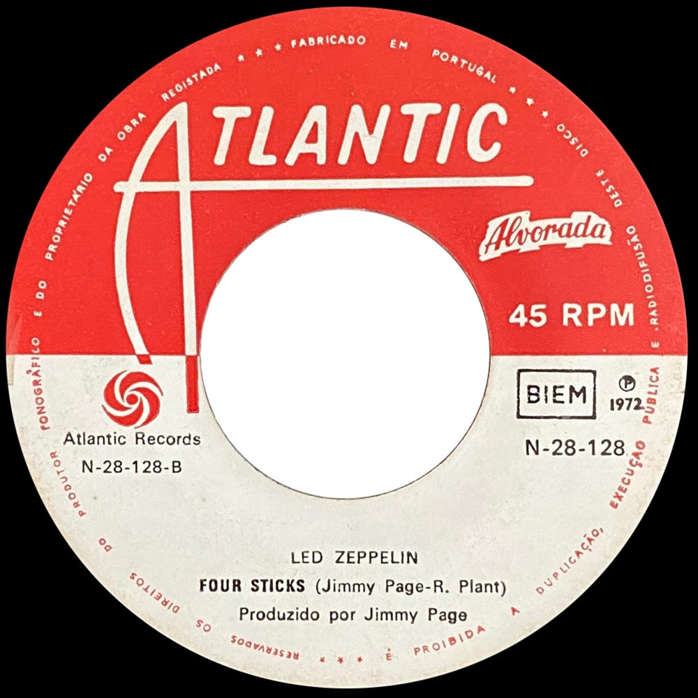 Single <br>Portugal (N-28-128) <br>Rock and Roll / Four Sticks (#6) - Image 4