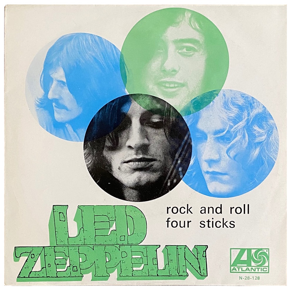 Single <br>Portugal (N-28-128) <br>Rock and Roll / Four Sticks (#7)