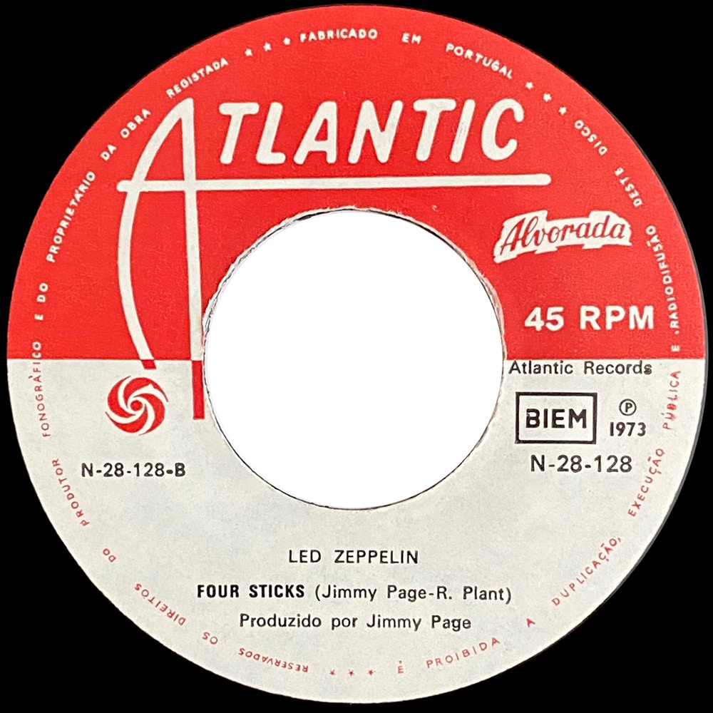 Single <br>Portugal (N-28-128) <br>Rock and Roll / Four Sticks (#7) - Image 4