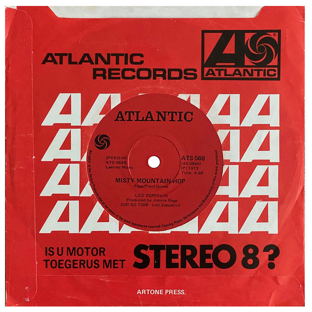 Single <br>South Africa (ATS 568) <br>Black Dog / Misty Mountain Hop - Image 2