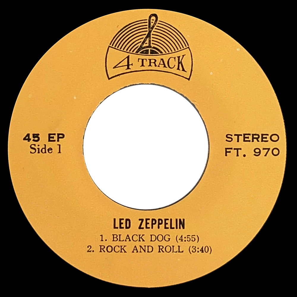 Single <br>Thailand (FT. 970) <br>Black Dog / Rock and Roll / Whole Lotta Love / Living Loving Maid (#3) - Image 4